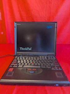 Rare Vintage IBM Thinkpad 600X Laptop - Pentium III , 512mb ram , Win XP - Picture 1 of 14