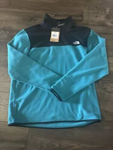 NEW North Face Sweater Mens XL Harbour Tech Quarter Zip Fleece Pullover - Picture 1 of 4