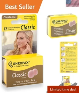 Classic Earplugs - 12 Coppia di Riduzione del Rumore di Alta Qualità per il Massimo Comfort - Foto 1 di 15