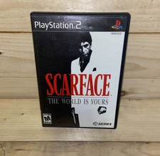 Scarface: The World is Yours (Sony PlayStation 2, 2006) Complete Black Label PS2
