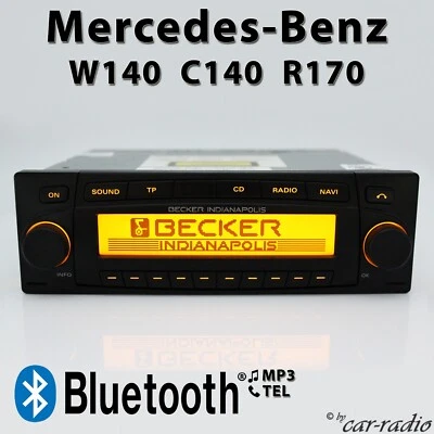 Bluetooth Radio für Mercedes W140 C140 R170 Becker Indianapolis BE7920 Navi MP3 - Bild 1 von 4