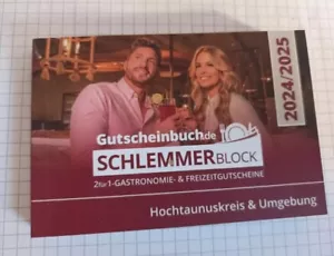 Schlemmerblock Gutscheinbuch Hochtaunuskreis 2024/2025 gültig bis 01/12/2025 - Bild 1 von 2