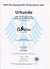 Ihre eigene Marke besitzen! Marke zu verkaufen , Deutsches Patentamt. Top Preis 