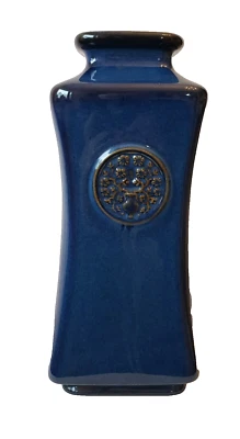 "Jarrones azules Target Market Bazaar azul profundo estilo marroquí 12""" Foto 1 de 4