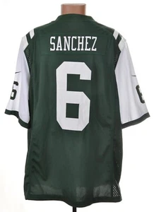 NFL NEW YORK JETS AMERICAN FOOTBALL SHIRT #6 SANCHEZ XXL - Picture 1 of 8