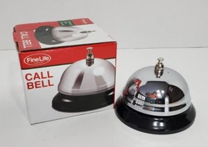 Metal Service Call Bell Front Desk Dinging Ring Ringing Push Button Business - Picture 1 of 5