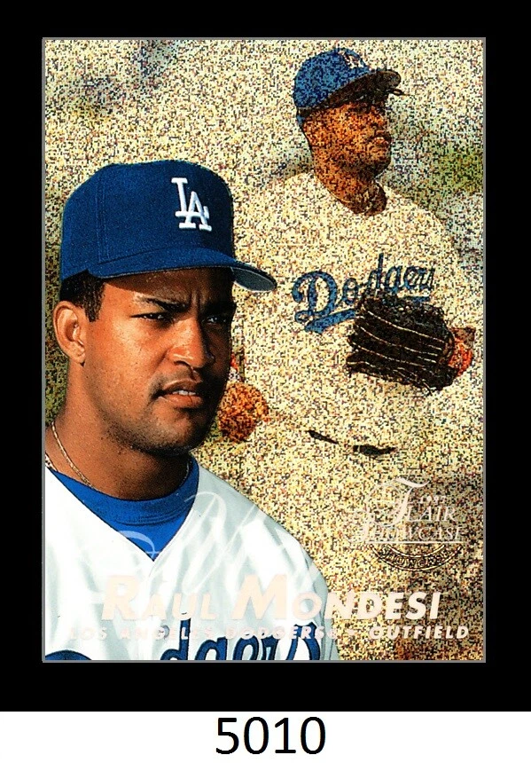 1-1997 FLEER FLAIR SHOWCASE ROW 0 RAUL MONDESI DODGERS SSP - Image 1 of 1