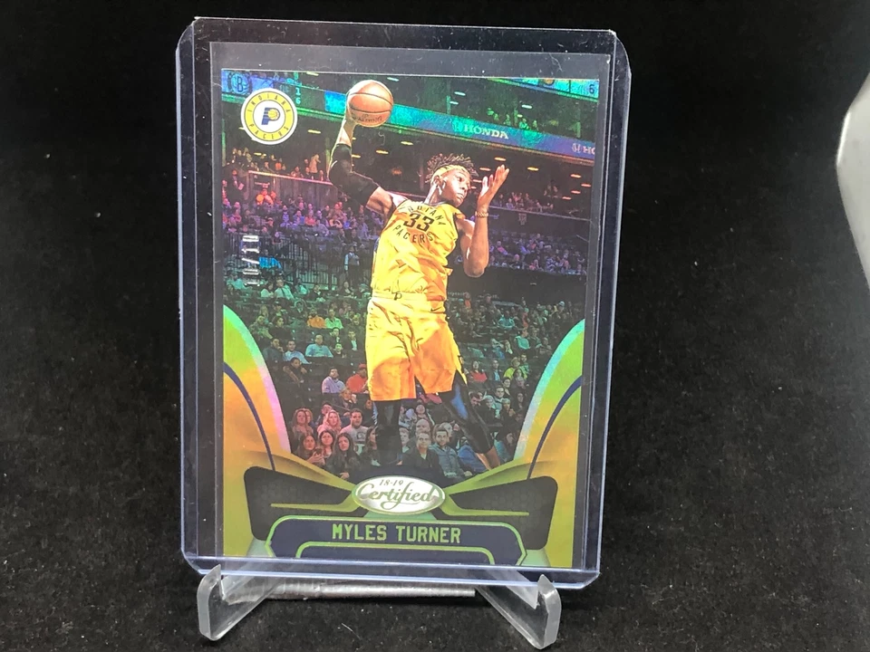 MYLES TURNER 2018-19 PANINI CERTIFIED GOLD #D 10/10 - Image 1 of 1