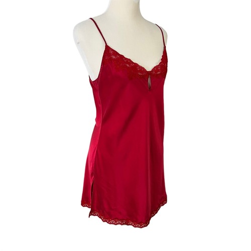 UNDERCOVER Camicia corta Victorias Secret seta taglia media rosso