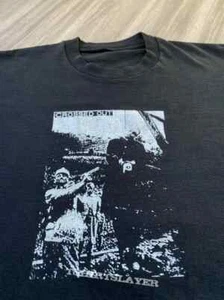 90s Crossed Out band t-shirt, vtg reprinted black shirt, gift for fan QT452 - Picture 1 of 2
