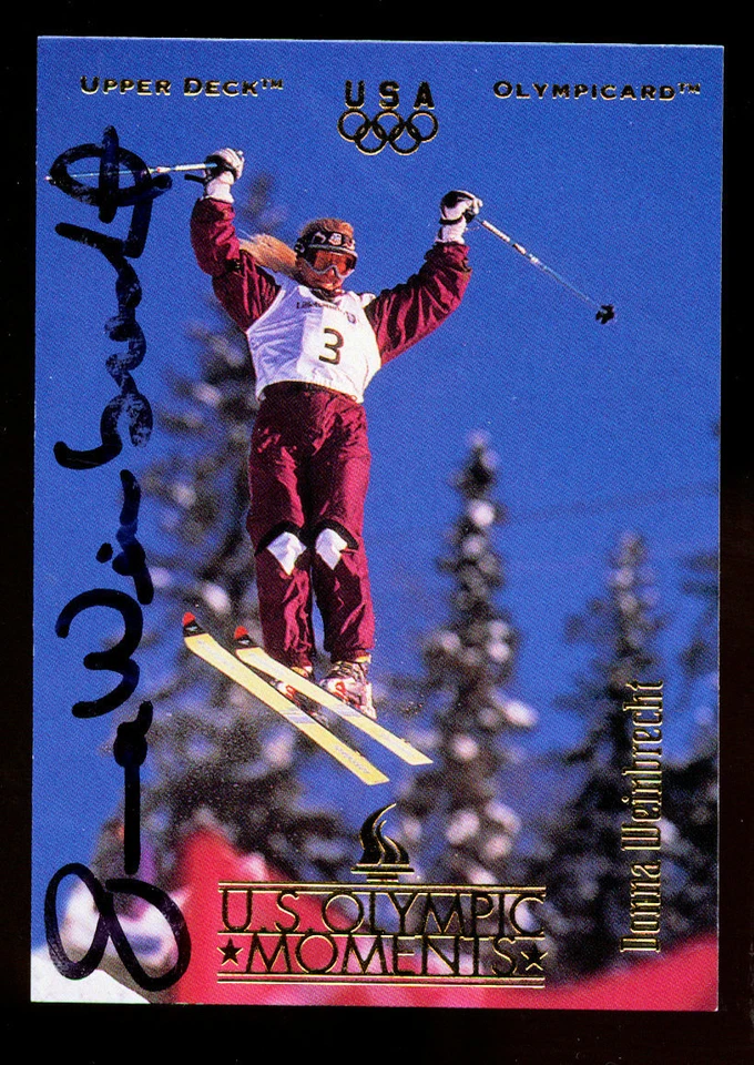 Donna Weinbrecht #88 signed autograph auto 1996 Upper Deck Olympic Trading Card - Image 1 of 1
