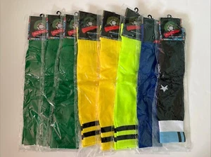 Lot 8 Over The Knee Performance Long Baseball Football Soccer Sports Socks Mens - Picture 1 of 4