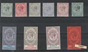 1912-24 Gibraltar Giorgio V Bild 10 V MF19497 - Bild 1 von 1