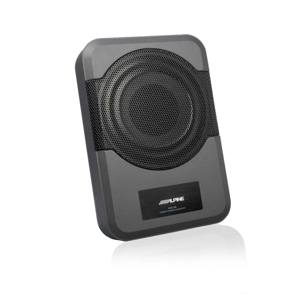 Alpine PWE-S8 Aktiv-Subwoofer - Schwarz, 20cm