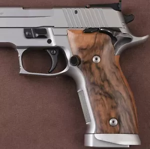 KSD Brand Sig Sauer X-Five P226/SO/AL/Six/Six AL Impugnatura in noce radice compatibile - Foto 1 di 3