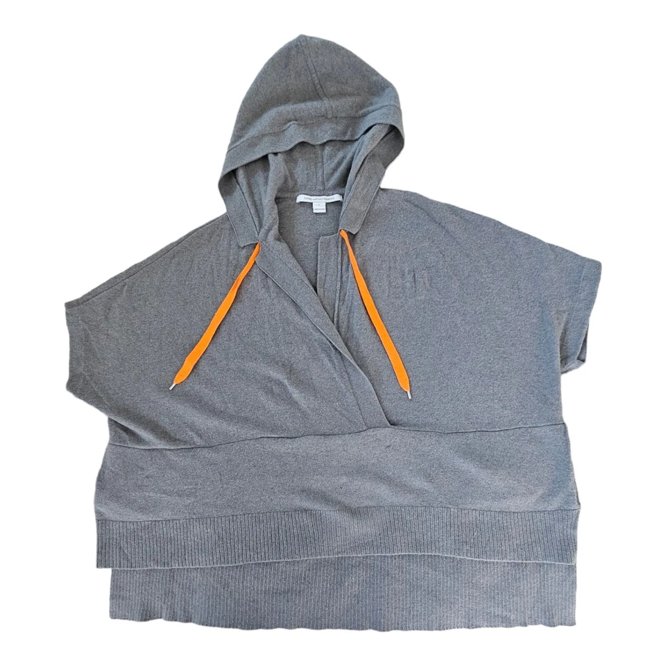DIANE von FURSTENBERG Wool Cashmere Gray Oversized Hooded Sweater Women's Small - Image 1 of 4
