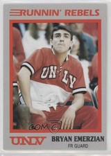 1989-90 Hall of Fame Cards UNLV Runnin' Rebels Bryan Emerzian #12