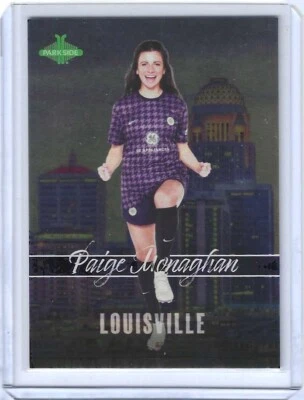 2023 PARKSIDE NWSL VOLUME 1 CITYSCAPES PAIGE MONAGHAN #C11 RACING LOUISVILLE - Image 1 of 2