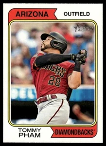 2023 Topps Heritage High Number Tommy Pham Arizona Diamondbacks #564 - Imagen 1 de 2