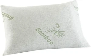 NUEVA ALMOHADA DE ESPUMA VISCOELÁSTICA DE BAMBÚ, SOPORTE TRASERO PARA CABEZA ORTOPÉDICA ANTIBACTERIANA - Imagen 1 de 6