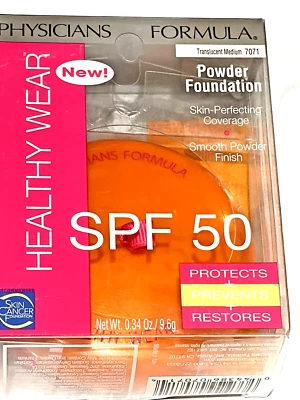 Polvo Physicians Formula Healthy Wear - Translúcido Medio 7071 caja imperfecta Foto 1 de 3