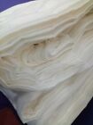 By The Yard Cotton Voile Fabric Soft Light Weight Off White Soft Running Fabric