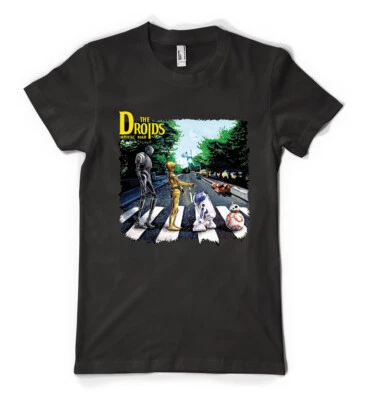 Camiseta Personalizada Unisex Adulto The Droids Wars Crossing Abbey Road Star Foto 1 de 4