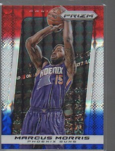 MARCUS MORRIS 2013-14 PANINI PRIZM RED WHITE & BLUE MOSAIC  PRIZMS  CARD #61