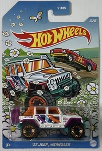 Hot Wheels Spring Themed ‘17 Jeep Wrangler White 3/5 - Picture 1 of 4