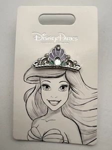 Disney Ariel's Crown Little Mermaid Princess Tiara Jeweled 2020 Pin NEW #138043 - Picture 1 of 3