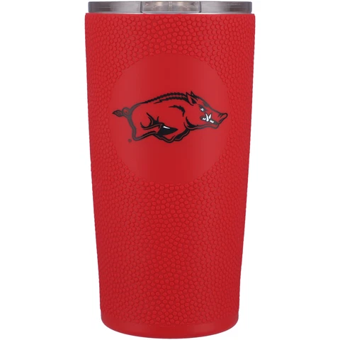 Arkansas Razorbacks 20oz. Stainless Steel with Silicone Wrap Tumbler Cover