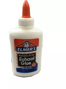 Elmers Washable, no run, White, Safe, Non-Toxic School Glue 4 fl oz - Picture 1 of 6