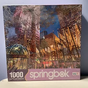 NEW Rockefeller Center New York Springbok 1000 Piece Jigsaw Puzzle 2016 USA - Picture 1 of 7
