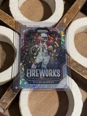 Kyler Murray 2022 Prizm Fireworks No Huddle Silver Disco Prizm SP #F-6 Cardinals - Image 1 of 2