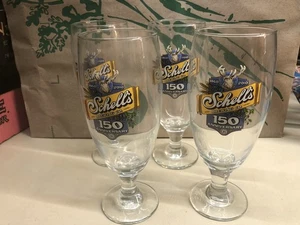 NEW LOT of 4 Schell's Schells Brewing Company 150 Anniv 1860-2010 16 oz Glasses - Picture 1 of 3