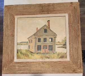 Mae Bossert Cooney Still Life Oil On Canvas Painting 1889-1974 Oak Frame Signed - Picture 1 of 4