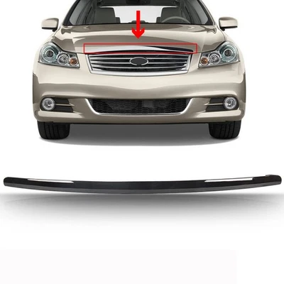 Front Hood Molding Trim Fits 2006-2010 Infiniti M35 M45 Gloss Black #65834-EJ80A Foto 1 de 4