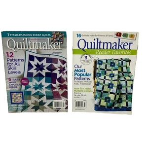 2 Quiltmaker Zeitschriften Januar/Februar & Sommer 2017 Quiltmuster - Bild 1 von 10