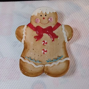 Weihnachten Lebkuchenmann Keramik Löffelablage NEU - Bild 1 von 2