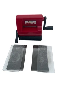 Sizzix Sidekick Red Die-Cutting and Embossing Machine + 4 Used Plates - Picture 1 of 2