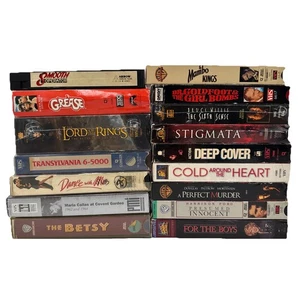 16 VHS Lot: Thriller, Musical, Drama, Comedy Movie Collection! Grease Six Sense - Bild 1 von 13