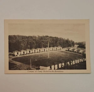 Camp Becket In The Berkshires Campus Cabins Vintage YMCA Real Photo Postcard - Picture 1 of 3