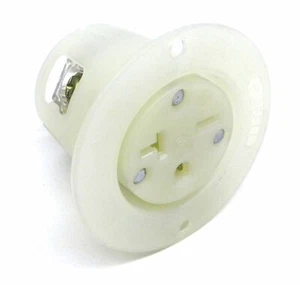 Receptáculo con brida hembra Hubbell Kellems HBL5479C 20A 250V NEMA 6-20R - Imagen 1 de 3