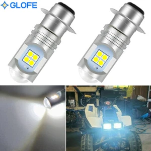 2 Blanco Brillante para Faros LED Reemplaza Kawasaki 92069-1010; 12V 25w/25w - Imagen 1 de 12