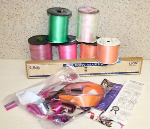 (EM) Assorted Lot Curling Ribbon, Lion® E-Z Bow Maker™ Gift Wrapping Accessories - Picture 1 of 12