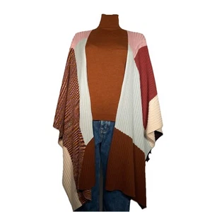 Missoni Cape Taglia Unica Maglia Multicolore Cashmere - Foto 1 di 9