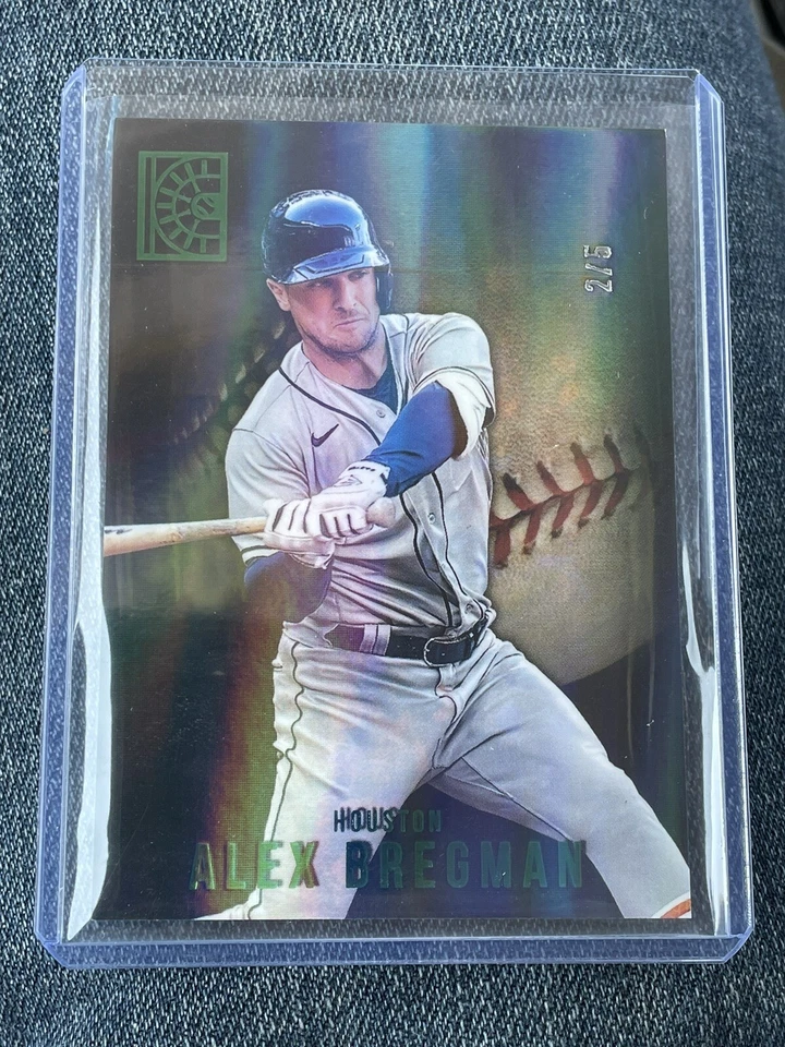 2022 Panini Capstone Holo Green 2/5  #68 Alex Bregman Astros - Image 1 of 2