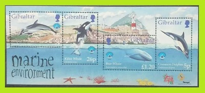 Gibraltar 1998 International Year Of The Ocean - MNH - Image 1 of 3