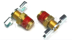 2 Pack , 132 1/4" Air Compressor Drain Valve 1/4" NPT Tank Drain ROLAIR 132 - Picture 1 of 2