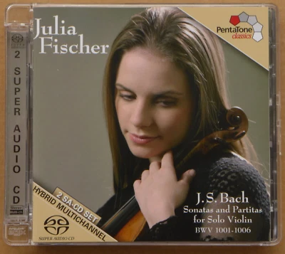 BACH - SONATAS AND PARTITAS BWV 1001-1006 - JULIA FISCHER, VIOLINE - 2 SACDs - Bild 1 von 4